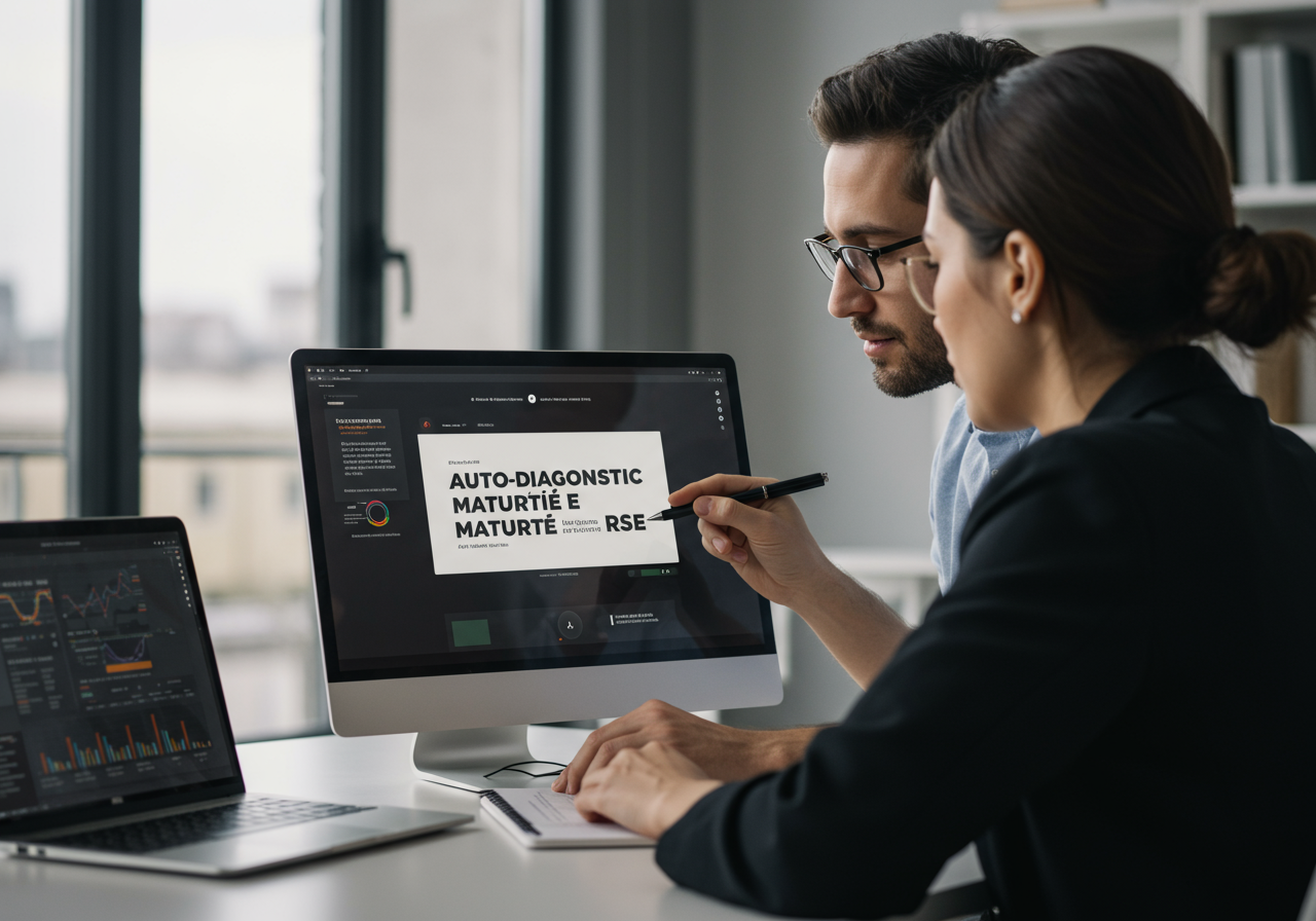 Visuel de présentation pour l'outil Auto-diagnostic maturité RSE